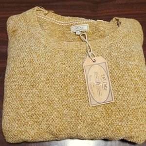 NEW Fatface cozy yellow sweater